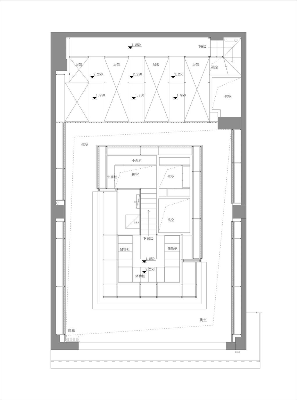 药店二层平面方案设计