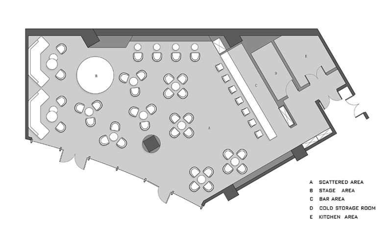 酒吧平面方案设计