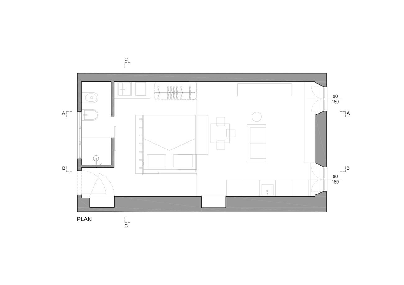 公寓平面方案设计