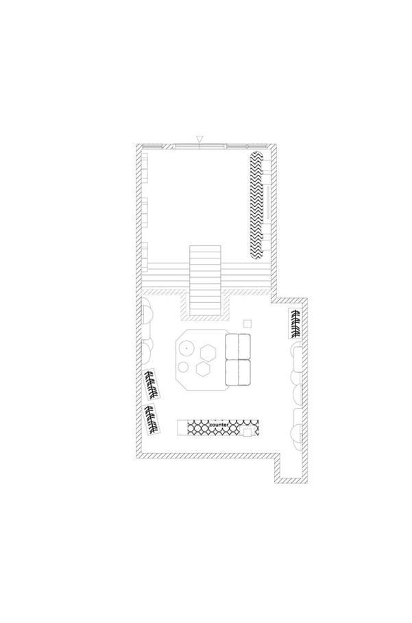 新零售鞋店平面方案设计