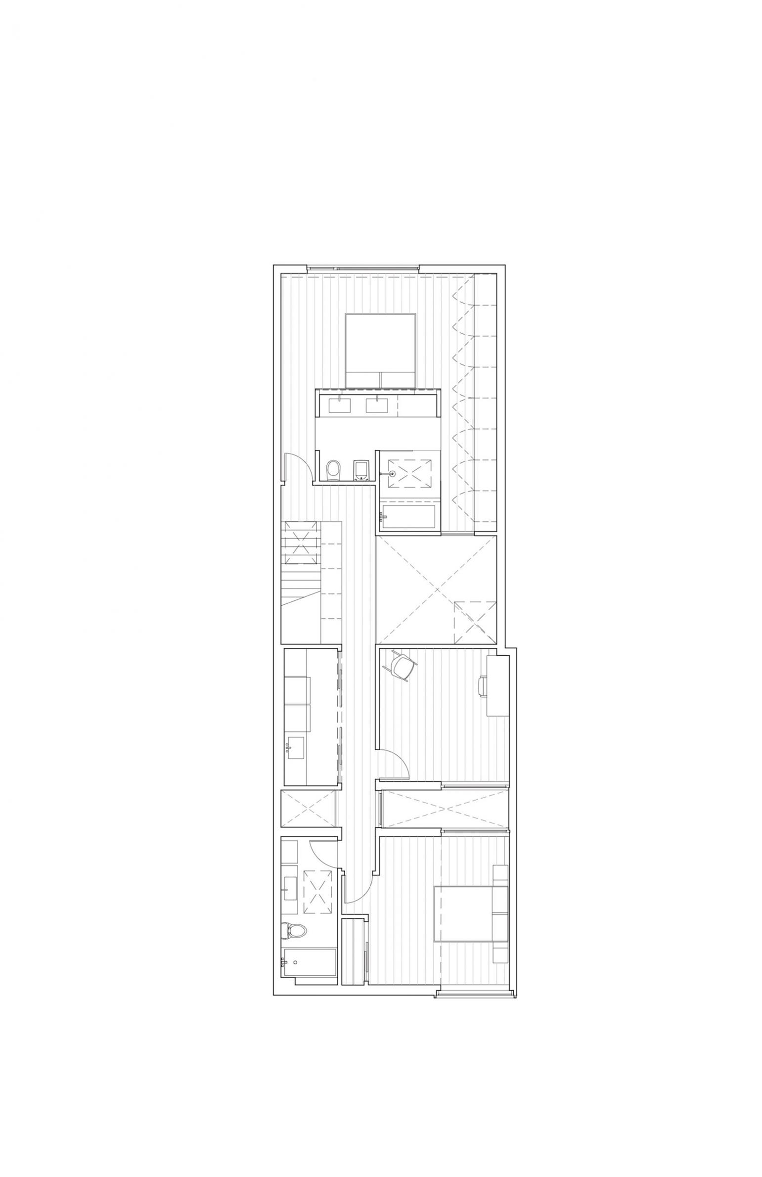 红砖住宅一层平面方案图设计