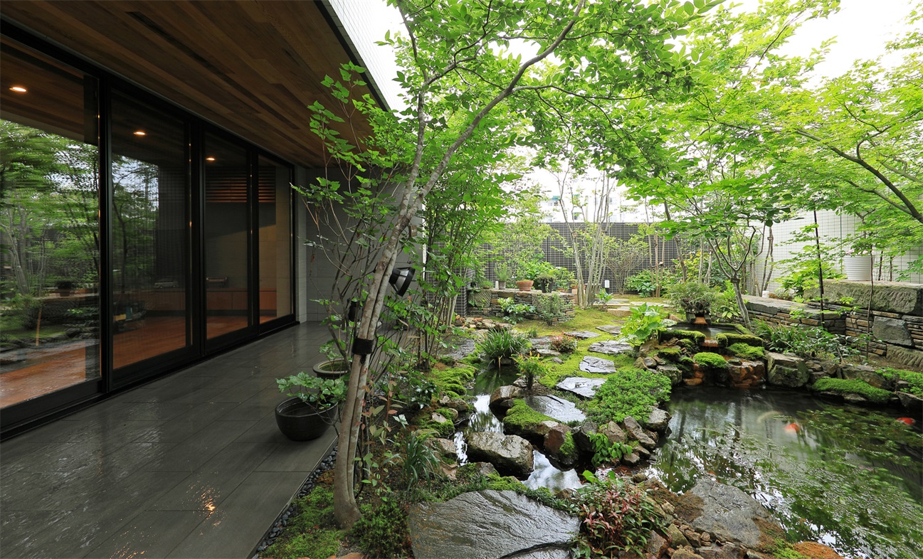 不间断绿色生活空间亲密自然的日式住宅设计 - 戈者设计 | 戈者设计